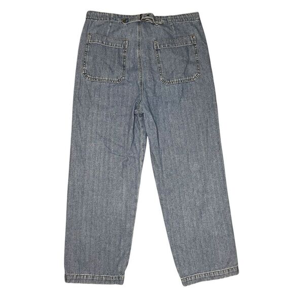 THE GREAT. Women’s 29 Straight Leg Premium Jeans Cropped Buckle Back Designer - Picture 5 of 7